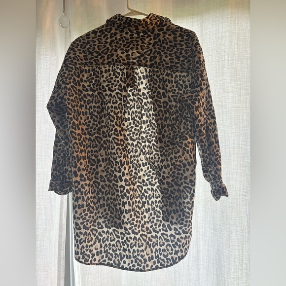Anthropologie Maeve Leopard Print Blouse - Picture 4 of 6